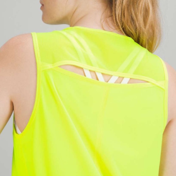 Lululemon Sculpt Reflective Tank Highlight Yellow - Picture 5 of 14